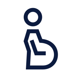 Pregnancy icon, Sharp Line style