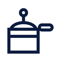 Pressure cooker icon, Sharp Line style