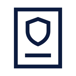 Privacy policy icon, Sharp Line style