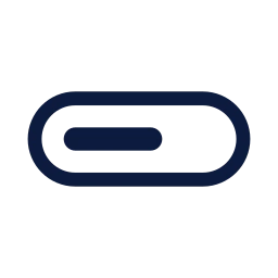 Progress bar icon, Sharp Line style