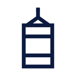 Punching bag icon, Sharp Line style