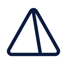 Pyramid icon, Sharp Line style