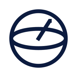 Qubit icon, Sharp Line style