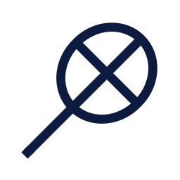 Racket icon, Sharp Line style