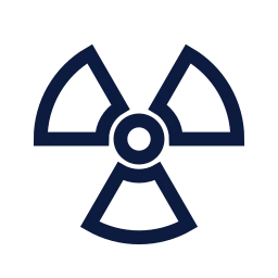 Radiation icon, Sharp Line style