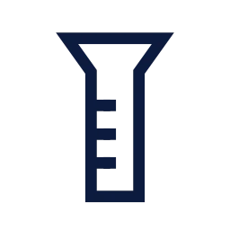 Rain gauge icon, Sharp Line style