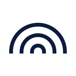 Rainbow icon, Sharp Line style