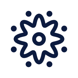 Rangoli icon, Sharp Line style