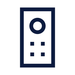 Remote control icon, Sharp Line style