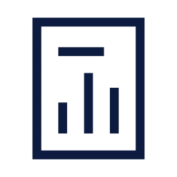 Report icon, Sharp Line style