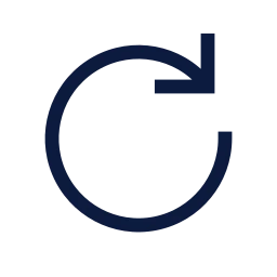 Rotate cw icon, Sharp Line style