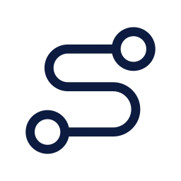 Route icon, Sharp Line style