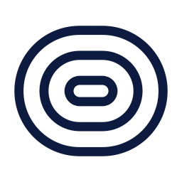 Running track icon, Sharp Line style