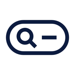 Search bar icon, Sharp Line style