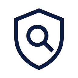 Security scan icon, Sharp Line style