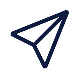 Send icon, Sharp Line style