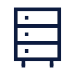 Server rack icon, Sharp Line style