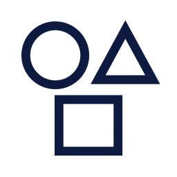 Shapes icon, Sharp Line style