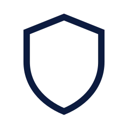 Shield icon, Sharp Line style