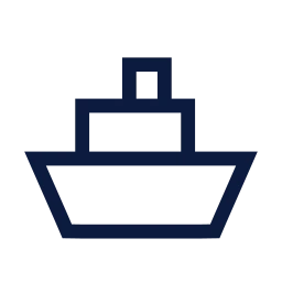 Ship icon, Sharp Line style