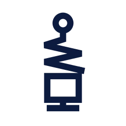 Shock absorber icon, Sharp Line style