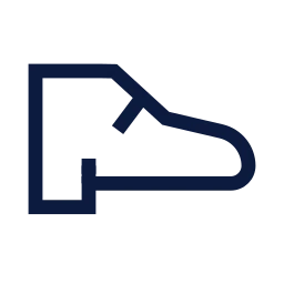Shoe icon, Sharp Line style
