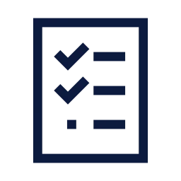 Shopping list icon, Sharp Line style