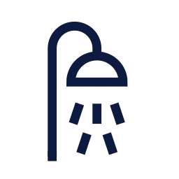 Shower icon, Sharp Line style