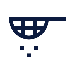 Sieve icon, Sharp Line style