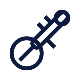 Sitar icon, Sharp Line style