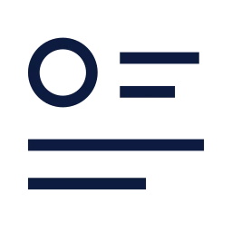 Skeleton loader icon, Sharp Line style