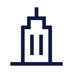 Skyscraper icon, Sharp Line style