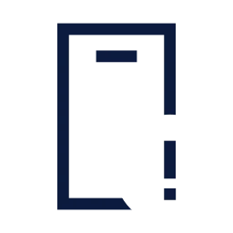 Smartphone alert icon, Sharp Line style