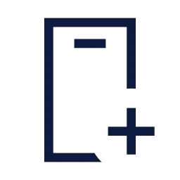 Smartphone plus icon, Sharp Line style