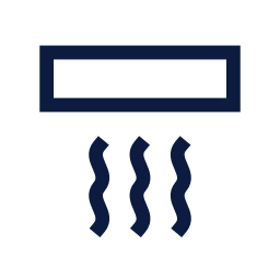 Smoke detector icon, Sharp Line style
