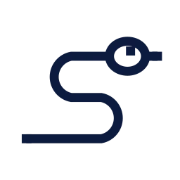 Snake icon, Sharp Line style