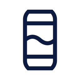 Soda can icon, Sharp Line style