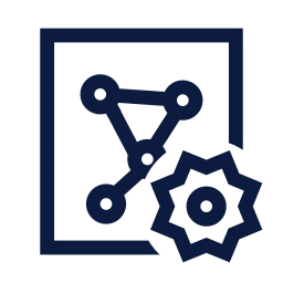 Star chart settings icon, Sharp Line style