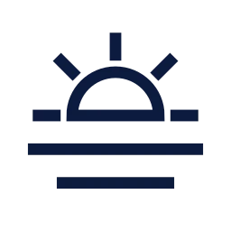 Sun haze icon, Sharp Line style