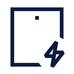Tablet bolt icon, Sharp Line style