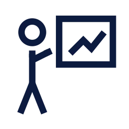 Teacher icon, Sharp Line style