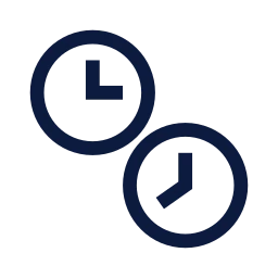 Time zones icon, Sharp Line style