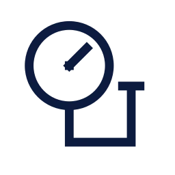 Tire inflator icon, Sharp Line style