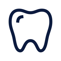 Tooth icon, Sharp Line style