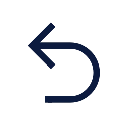 Undo icon, Sharp Line style