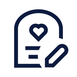 Wedding card edit icon, Sharp Line style