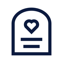 Wedding card icon, Sharp Line style
