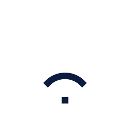 Wifi low icon, Sharp Line style