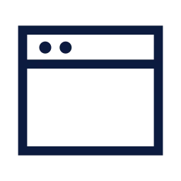 Window icon, Sharp Line style
