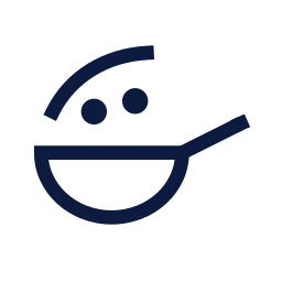 Wok toss icon, Sharp Line style